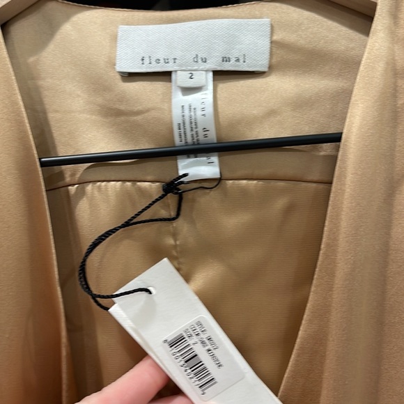 Fleur du Mal 100% Silk Dress - Picture 5 of 5